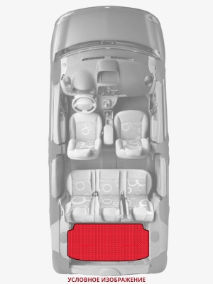 ЭВА коврики «Queen Lux» багажник для Renault Megane Sport Tourer